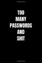 Пышные блокноты, Кейт, слишком много паролей и всякая ерунда: органайзер паролей и журнал