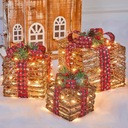 ПОДАРОЧНОЕ УКРАШЕНИЕ СВЕТОДИОДНЫЙ НАБОР ИЗ 3 ШТ.