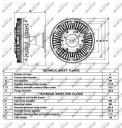 COUPLEUR VISQUEUX EMBRAYAGE COUPLEUR VISQUEUX NRF 1675036 1674189Nphoto 15