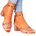 ЭЛЕГАНТНЫЕ ЖЕНСКИЕ САНДАЛИИ НА КАБЛУКЕ СТИЛЬНЫЕ