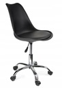 Jedálenská stolička IGER čierna Výška nábytku 78 cm