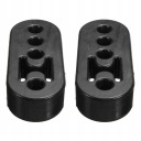 2PCS 4 OPENINGS AUTOMOBILE CAR VERSATILE INSTALLATION PIPES GRADUATION WIESZKN  photo 8