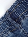 Pánske džínsové krátke strečové nohavice PAS s GUMIČKOU 315 - S Ďalšia farba čierna