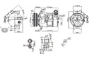 NISSENS COMPRESOR DE ACONDICIONADOR ALFA ROMEO 159 FIAT CROMA OPEL SIGNUM 