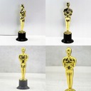 12PCS Trophy Award Trophy Socha Oscar Trophy za Dominujúci vzor ornament