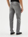 George džínsy pánske nohavice stretch svetlo šedé džínsy zúžené 34/30 Veľkosť 34/30