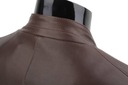 Elegantná Pánska kožená bunda DORJAN JSZ122 S Dominujúci vzor bez vzoru