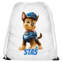 РЮКЗАК ДЛЯ ШКОЛЬНОЙ ОБУВИ СУМКА PAW PATROL С НАЗВАНИЕМ ШКОЛЫ