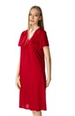 Krásna dámska nočná košeľa Consuela : Farba - Burgundská, Veľkosť - 56 Hmotnosť (s balením) 0.15 kg