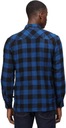 Pánska košeľa REGATTA fleece teplá bavlna kockovaná veľ. XL Dominujúca farba modrá