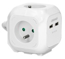 Удлинитель Cube 4 розетки + 2xUSB 1,4 м белый