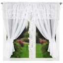 ШТОРА ИЗ ВУАЛЯ С РАЛЛАСАМИ И АЖУРОМ БАБОЧКОЙ 400Х150