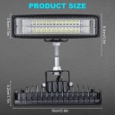 2X ФАРА ЗАДНЬОГО ХОДУ LED (СВІТЛОДІОД) 56W 15CM 150 ГРАДУСІВ 5600LM DO OFFROAD  (18906649857) фото min 6