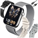 ЖЕНСКИЕ СМАРТ-ЧАСЫ SMART WATCH TALK EN MENU POLISH SPORT 4 РЕМЕШКИ