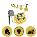 SOLÁRNA ZÁHRADNÁ GIRLANDA 100 LED 10 M TEPLÉ SVETLO IP44 SENZOR SÚMRAKU Kód výrobcu OR1217