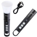 СВЕТОДИОДНЫЙ ФОНАРЬ 800ЛМ ТАКТИЧЕСКИЙ СВЕТОДИОДНЫЙ АККУМУЛЯТОРНЫЙ ВОДОНЕПРОНИЦАЕМЫЙ ТЕЛЕСКОПИЧЕСКИЙ