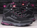 Lee Cooper черные/фиолетовые женские зимние треккинговые туфли с изоляцией