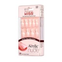 KISS Salón Umelé Nechty Acrylic French Nude - Breathtaking (RS) 1op.( Druh Prirodzené
