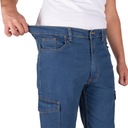 Pánske nohavice JEANS BOJOVKY nadmernej veľkosti WORK 48 Dĺžka nohavíc dlhá