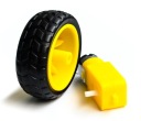 Электродвигатель + колесо