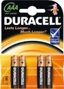 БАТАРЕИ DURACELL Basic LR03/AAA (4 шт.) MN2400