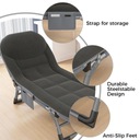 Портативное кресло с откидной спинкой CARP BED