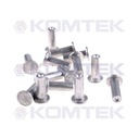 Цельноалюминиевая заклепка 4х16мм.