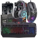 НАУШНИКИ ИГРОВОЙ КОМПЛЕКТ КЛАВИАТУРА МЫШЬ RGB С ПОДСВЕТКОЙ ДЛЯ КОМПЬЮТЕРА