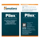 HIMALAYA Pilex (100 tabliet) Forma tabletky