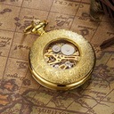 Vreckové hodinky zlaté vintage číslice rímske vreckové hodinky, Značka bez marki
