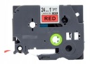 ЛЕНТА ДЛЯ BROTHER TZe-FX451 24MM красная FLEXI