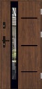 ВНЕШНИЕ ДВЕРИ INOX4 ZD3 ЧЕРНЫЕ 72MM UD=1,1