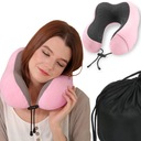 УДОБНАЯ ПОДУШКА ДЛЯ ПУТЕШЕСТВИЯ ПОПЕРЕЧНО ШЕИ ДЛЯ АВТОМОБИЛЯ САМОЛЕТА ПЕНА С ПАМЯТЬЮ
