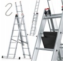 ЛЕСТНИЦА МНОГОФУНКЦИОНАЛЬНАЯ АЛЮМИНИЕВАЯ 4.43 3Х6