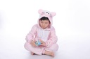 PYŽAMO PRE DETI PIG PRASIATKO OBLEČENIE KIGURUMI 140 Dominujúca farba biela