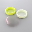 1PC CIRCLE ROZOWA SILICONE ATTEMPT Z CONTAINER NA POPIOL GLOW NIGHT  photo 13