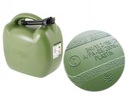 ПЛАСТИКОВАЯ ТОПЛИВНАЯ КАНИСТРА, 20 Л, ОВАЛ, ХАКИ