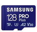 Samsung | MicroSD karta s SD adaptérom | PRO Plus | 128 GB | Pamäť microSDXC Výrobca Samsung