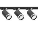 Oświetlenie na Szynoprzewód 3 x Reflektor PIVOT RING + Szynoprzewód 1,5 m