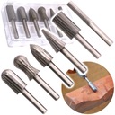 FREZY TRZPIENIOWE DO METALU PILNIKI HSS ZESTAW 6 S