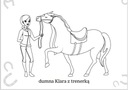 Раскраска для малышей, рисующих лошадей 2+ Гном