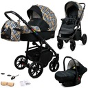 ДЕТСКАЯ КОЛЯСКА 3в1 COLORLUX DEEP ПРОГУЛКА КРЕСЛО