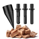 СВЕРЛО ДЛЯ РАСКОЛИВАНИЯ ДРЕВЕСИНЫ КОНУСНОЕ СВЕРЛО 45 КОНУС 3 ПЕРЕХОДНИКА