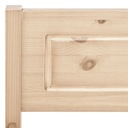 vidaXL Posteľný rám, masívne borovicové drevo, 100 x 200 cm Farba nábytku odtiene hnedej
