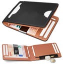 James Hawk Smart Wallet кожаный мужской кошелек Slim 1,5 см Черный Коричневый RFID