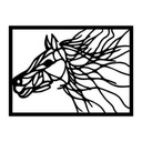 Настенное украшение над диваном А52 ЛОШАДЬ 50х37