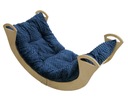 Шезлонг Деревянное кресло-качалка с подушкой, большое L Монтессори для детей, массив PL