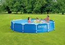 Roštový bazén okrúhly Intex 366 x 366 cm Séria Metal Frame Pools