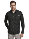 Košeľa s dlhým rukávom BRANDIT SlimFit Shirt čierna M Názov farby výrobcu 10-WOODLAND