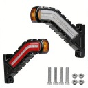 ФАРА ГАБАРИТ ДІОДНА OBRYSOWKI LED (СВІТЛОДІОД) DO 3 КОЛЬОРИ ЛАВЕТИ 12-24V  (18703377640) фото min 14